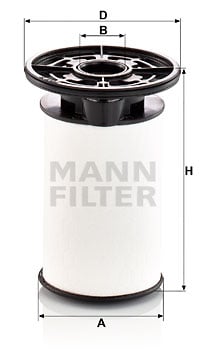 Polttoainesuodatin MANN-FILTER PU 7014 z