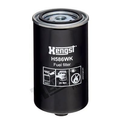 Polttoainesuodatin HENGST FILTER H586WK