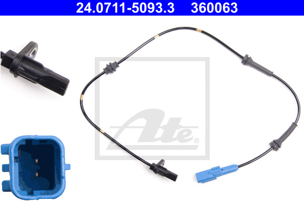 ABS-anturi ATE 24.0711-5093.3