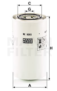 Polttoainesuodatin MANN-FILTER WK 9065