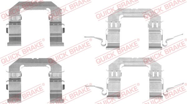 Tarvikesarja, jarrupala QUICK BRAKE 109-1722