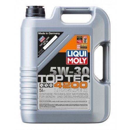 Moottoriöljy LIQUI MOLY TOP TEC 4200 5W30 5L