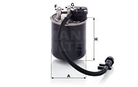 Polttoainesuodatin MANN-FILTER WK 820/18