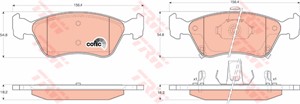 Jarrupalasarja, levyjarru, Etuakseli, TOYOTA AVENSIS, AVENSIS Kombi, AVENSIS Liftback, CORONA Sedan, 04465-05020, 04465-05030, 04465-050