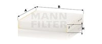 Raitisilmasuodatin MANN-FILTER CU 20 006