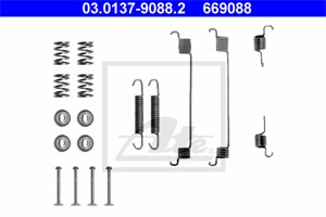 Tarvikesarja, jarrukengät, Taka-akseli, DACIA,FIAT,LANCIA,PEUGEOT,RENAULT, 4308 62, 77 01 205 756, 77362611
