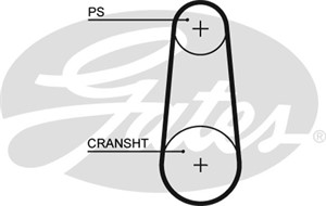 Hammashihna, PORSCHE 911, 911 Cabriolet, 911 Speedster, 96414718702, 96414718703