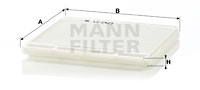 Raitisilmasuodatin MANN-FILTER CU 2425
