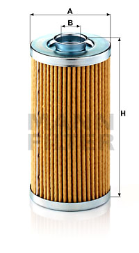 Suodatin, työhydrauliikka MANN-FILTER H 824/2 x