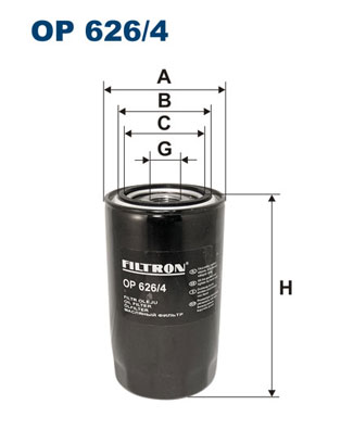 Öljynsuodatin FILTRON OP 626/4