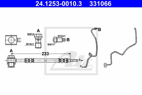 Jarruletku ATE 24.1253-0010.3