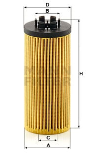 Öljynsuodatin MANN-FILTER HU 6012 z KIT