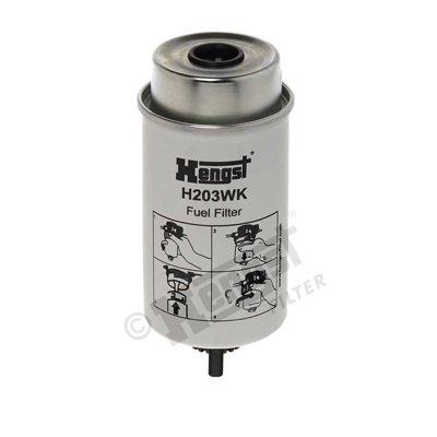 Polttoainesuodatin HENGST FILTER H203WK
