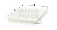 Raitisilmasuodatin MANN-FILTER CU 3562
