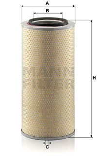 Ilmansuodatin MANN-FILTER C 24 650/6