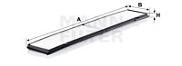 Raitisilmasuodatin MANN-FILTER CU 8430