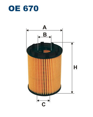 Öljynsuodatin FILTRON OE 670