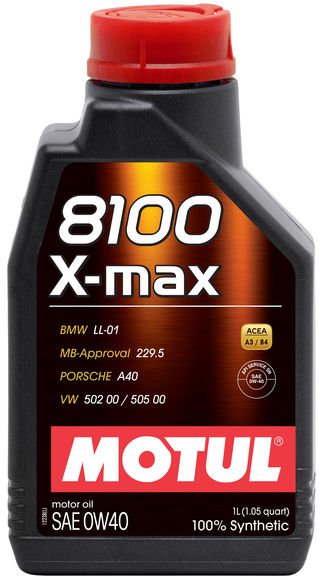 Moottoriöljy MOTUL 8100 X-MAX 0W40 1L