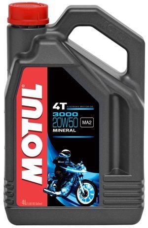 Moottoriöljy MOTUL 3000 4T 20W50 4L