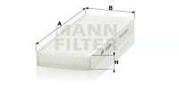 Raitisilmasuodatin MANN-FILTER CU 2623