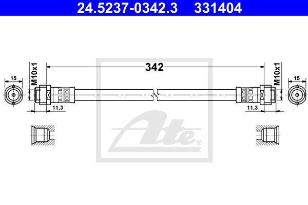 Jarruletku ATE 24.5237-0342.3