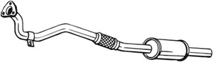 Katalysaattori, Keskellä, OPEL,VAUXHALL, 55350354, 5854295