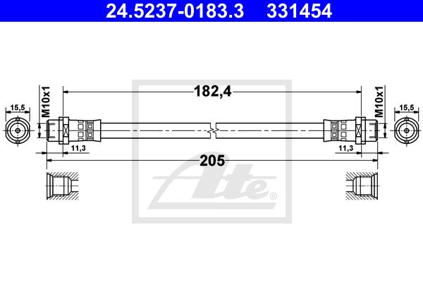 Jarruletku ATE 24.5237-0183.3