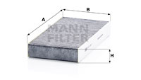 Raitisilmasuodatin MANN-FILTER CUK 2327-2