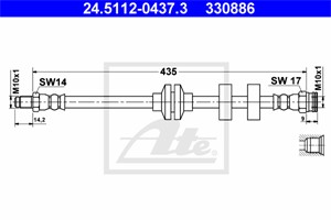 Jarruletku, Etuakseli, Taka-akseli, ALFA ROMEO 156, 156 Sportwagon, GT, FIAT MULTIPLA, 46556045, 51700558