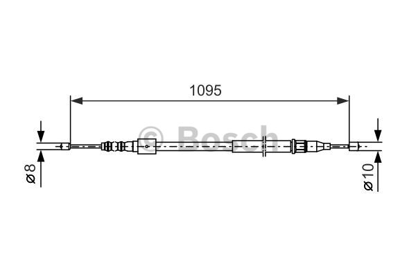 Käsijarruvaijeri BOSCH 1 987 477 660