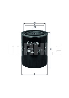 Öljynsuodatin KNECHT OC 476