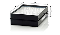Raitisilmasuodatin MANN-FILTER CU 1722