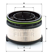 Polttoainesuodatin MANN-FILTER PU 11 002 z KIT