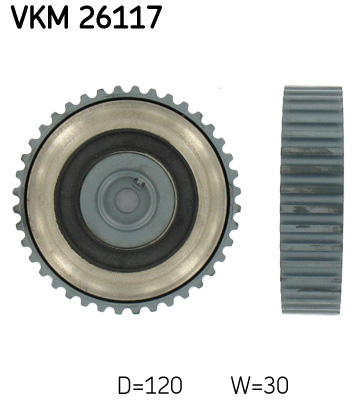 Ohjainrulla, hammashihna SKF VKM 26117