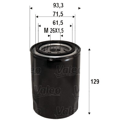 Öljynsuodatin VALEO 586095